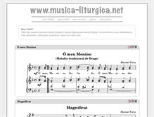 Tablet Screenshot of musica-liturgica.net